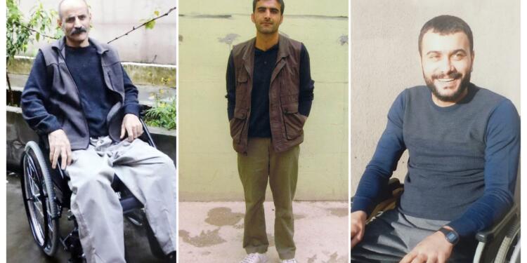 3 hasta tutsak birbirlerine el ve ayak oldu