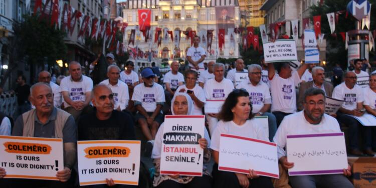 Kayyıma karşı nöbetlerde ortak mücadele mesajı