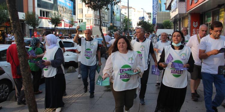 İstanbul’da ‘Ekmek ve Adalet’ kampanyasının startı verildi