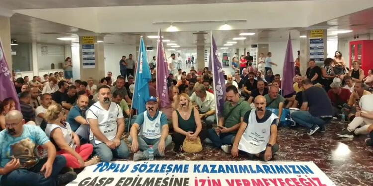 İzBB işçileri: Emekçileri enflasyona ezdirmeyin