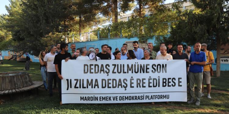 Mêrdîn’de protesto: DEDAŞ zulmüne son