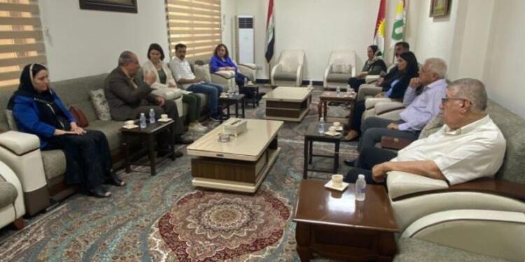 DEM Parti milletvekilleri ve HDP, Hewlêr’de ziyaretlerde bulundu