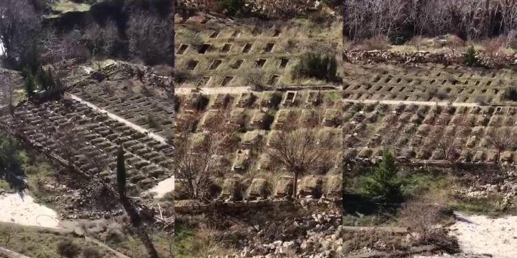 Gabar’daki mezarlıklar tahrip edildi