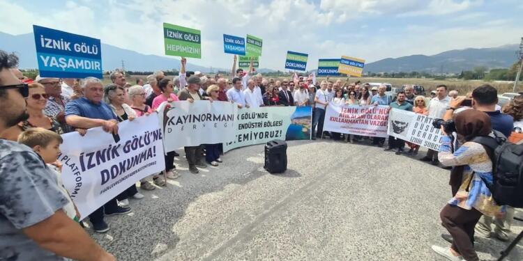 ‘İznik Gölü’nü talan ettirmeyeceğiz’