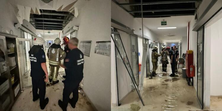 45 günde yapılan hastanenin tavanı çöktü: 1 bebek hayatını kaybetti