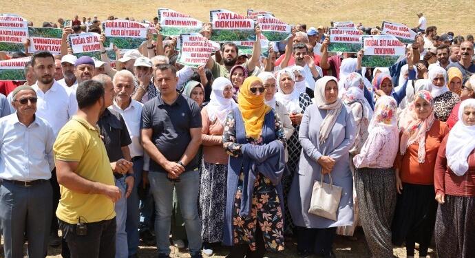 Köylüler eylemde: Hasandin giderse Pasûr yok olur