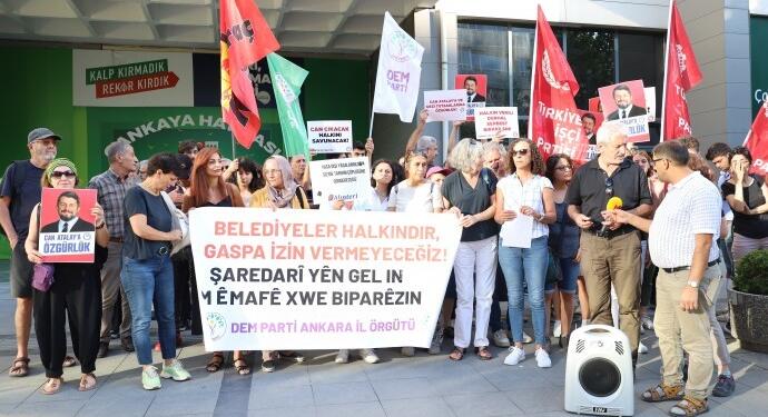 Kayyıma karşı eylemde Meclis’teki saldırı kınandı