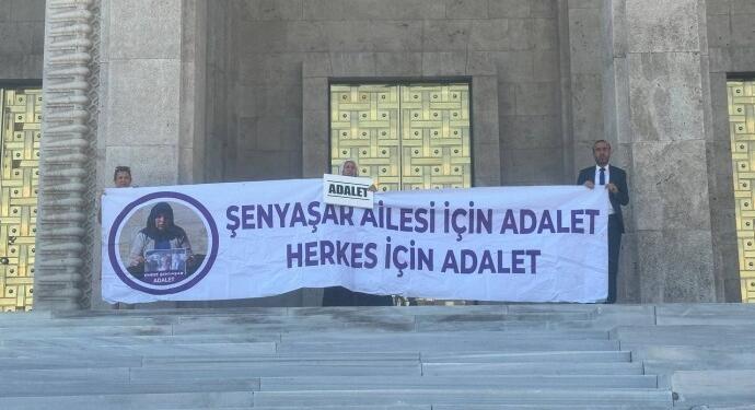 Şenyaşar eylemini Meclis önüne taşıdı: Gerekirse burada uyuyacağım