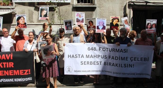 F Oturması: Hasta tutsak Fadime Çelebi serbest bırakılsın