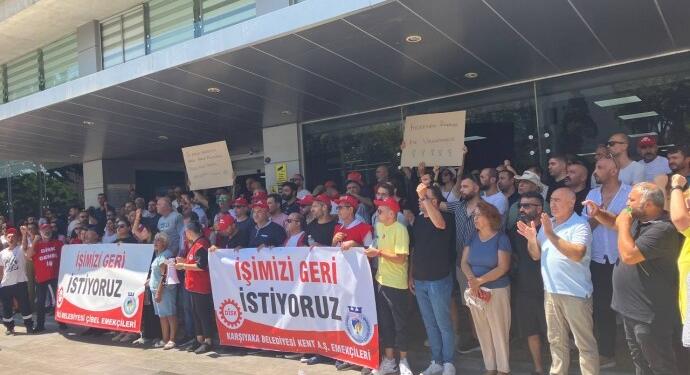 Belediye işçileri haklarını almakta kararlı