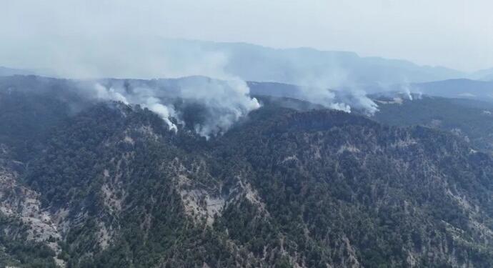 Bolu’daki orman yangını devam ediyor: 490 kişi tahliye edildi