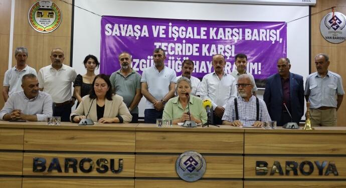 ‘Savaşa ve işgale karşı barışı, tecride karşı özgürlüğü haykıralım’ mitingine katılım çağrısı