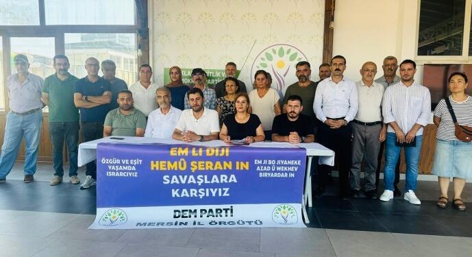 Mersin ve Hatay’da 1 Eylül çağrısı