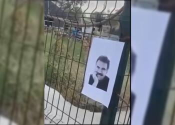 Cizîr’de tecride karşı Öcalan’ın fotoğrafları asıldı