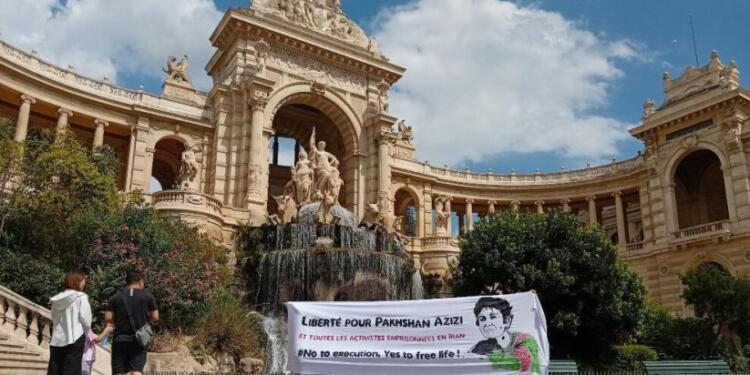 Marsilya’da Ezîzî ile dayanışma eylemi: İdama hayır özgür yaşama evet