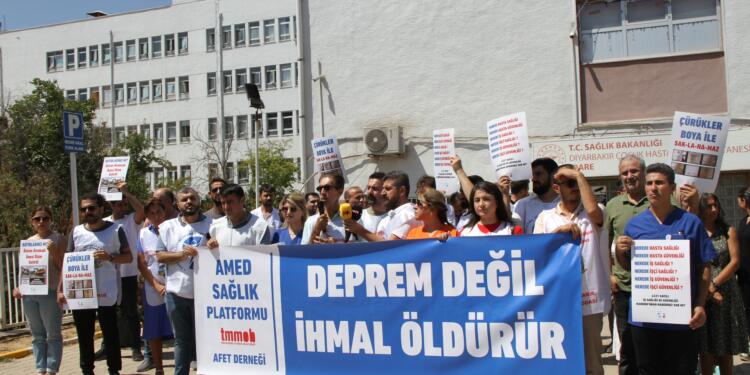 Amed Sağlık Platformu: 18 aydır hasar tespit raporları açıklanmıyor