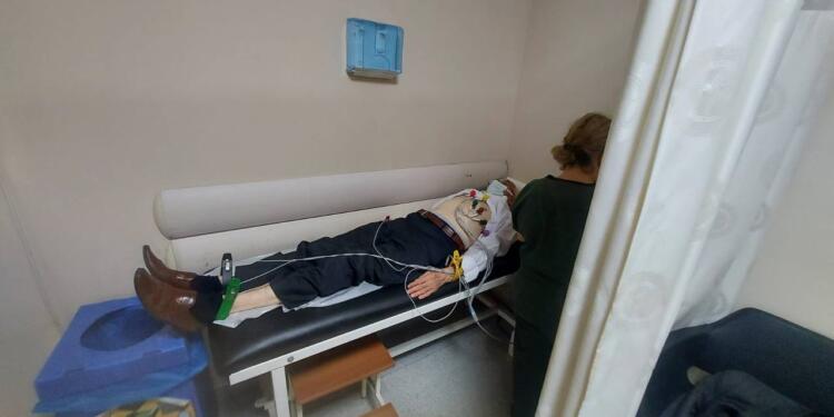 Yatalak hasta gözaltına alınırken kalp krizi geçirdi