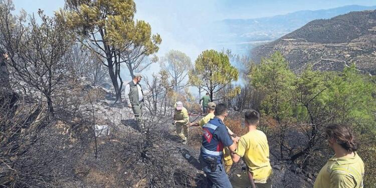 Manisa ve Aydın yangınları kontrol altına alındı