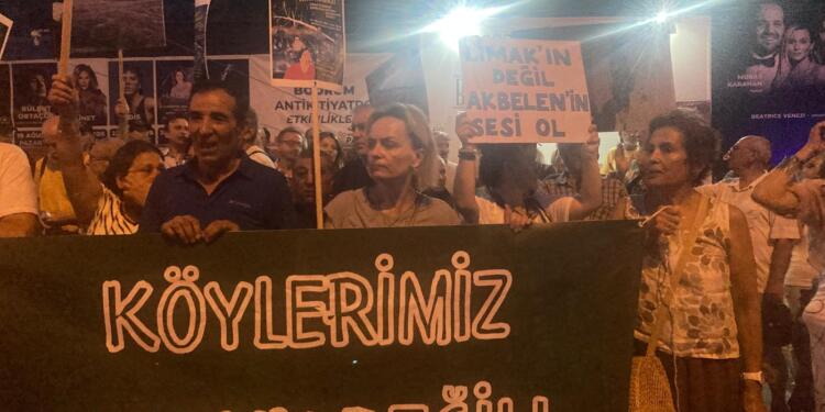 İkizköylüler Limak’ı protesto etti