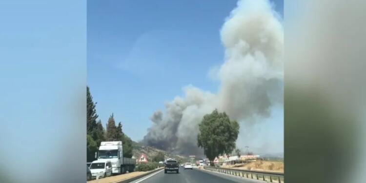 Ege kentlerinde yangın