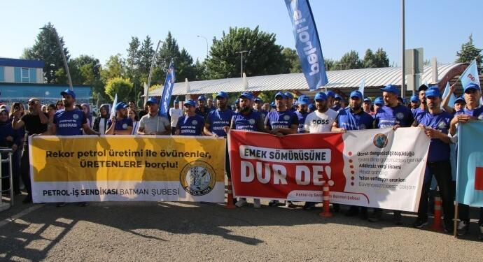 Petrol-İş üyeleri: Bozulan ekonominin bedelini biz ödemeyeceğiz