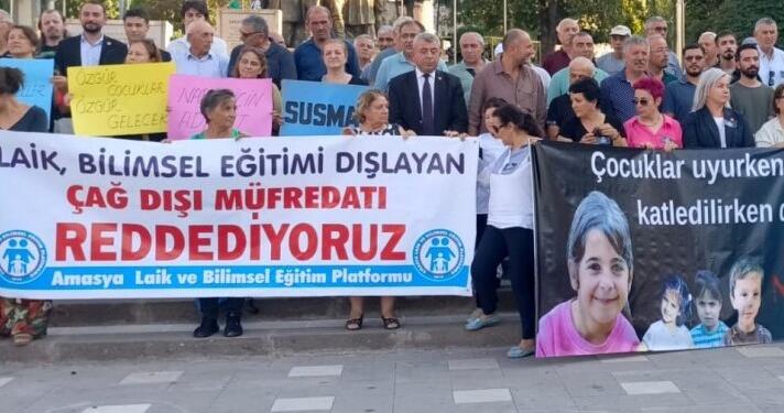 Amasya’da Narin için protesto