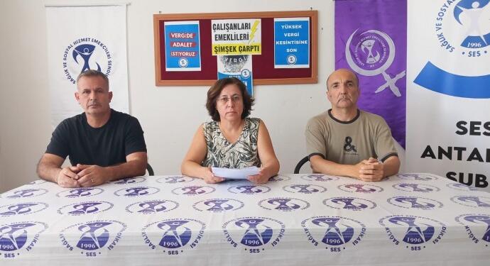 Sağlık emekçileri ‘vergide adalet’ taleplerini yineledi