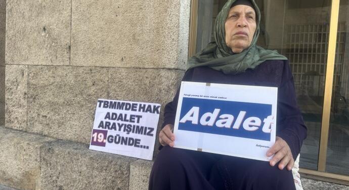 Emine Şenyaşar’ın Meclis nöbeti 19 gündür devam ediyor