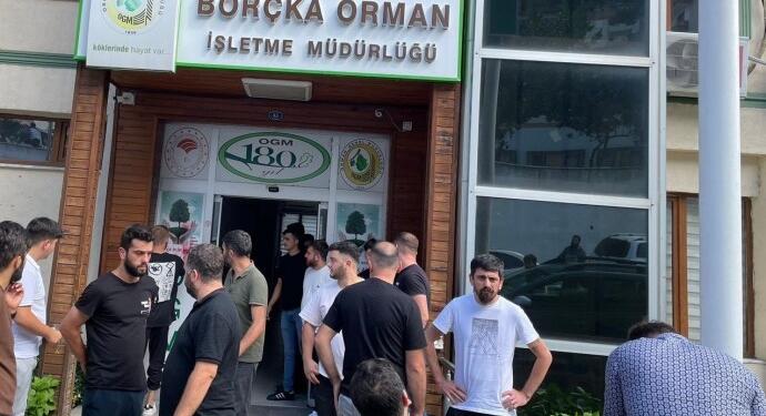 Borçkalılar, orman ihalelerinin iptali için dilekçe verdi