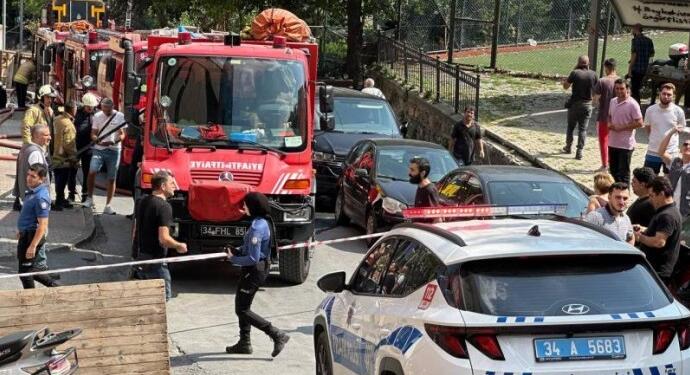 Şişli’deki bir plazada yangın çıktı