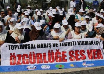 ‘Özgürlüğe ses ver’ eylemi: Hukuksuzluk son bulana dek eylem sürecek
