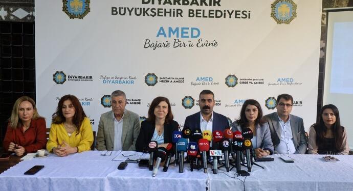 Amed eşbaşkanları bakanlığın engellediği projeleri açıkladı