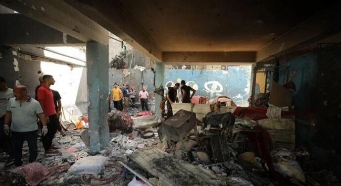 İsrail Filistinlilerin sığındığı okulu vurdu: En az 13 ölü