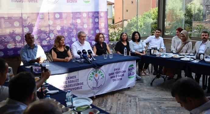 Bakırhan basınla buluştu: Narin cinayetinde devlet kötülüğü örtüyor