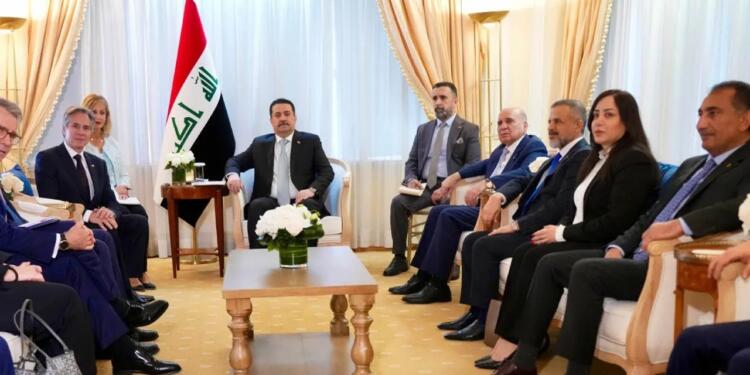 Sudani, Blinken’la çekilme ve petrolü görüştü