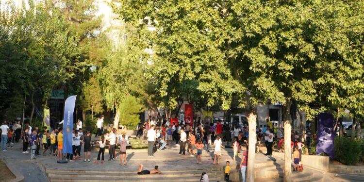 Çocuklar, ‘Sokakta Spor Projesi’yle eğlendi