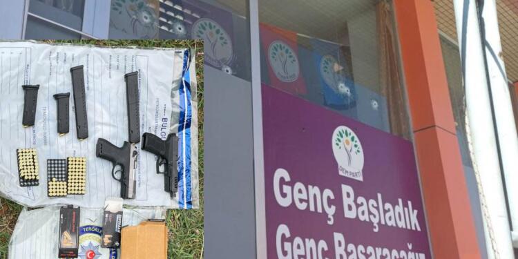 Parti binasına saldıran 2 kişi gözaltına alındı, 1’i aranıyor