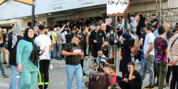 İsrail saldırıları kaynaklı göç dalgası: 22 bin 215 Lübnanlı Suriye’ye geçti