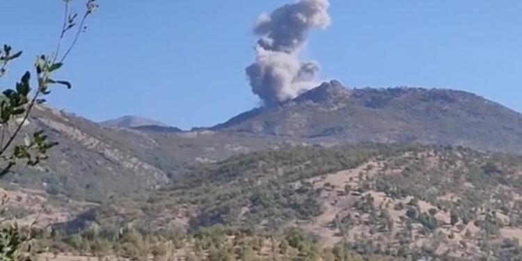 Türkiye Metîna Dağı’nı bombaladı