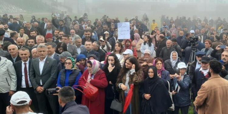 Yaylada ‘Madene Hayır’ mitingi