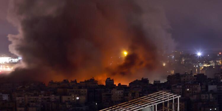 Beyrut’un güneyinde şiddetli patlama