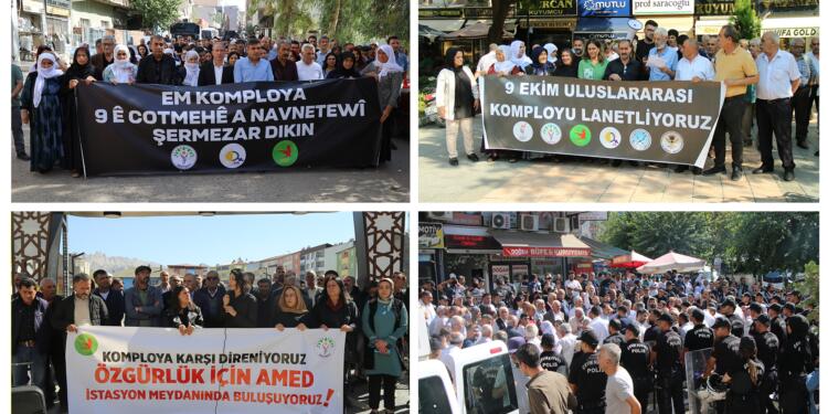 Komplo protestolarında ‘Abdullah Öcalan’a özgürlük’ vurgusu