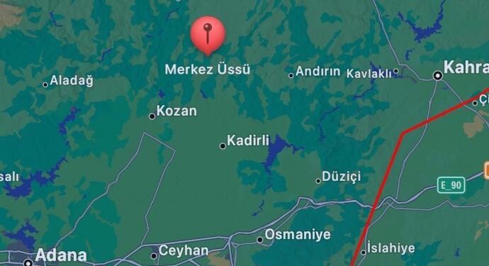 Adana’da 5 büyüklüğünde deprem