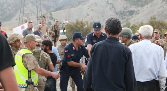 Semsûr’da ağaç kesimine karşı çıkan 6 kişi gözaltına alındı