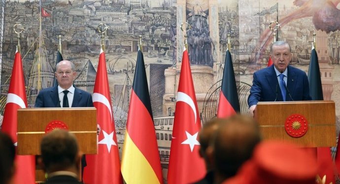 Erdoğan ve Scholz savunma sanayini görüştü