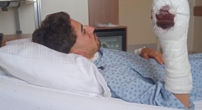 Tedavi olduğu hastanede darp edilerek gözaltına alındı