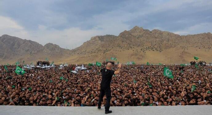 Raperin’de binlerle miting: Bize farz kılınanı değiştireceğiz