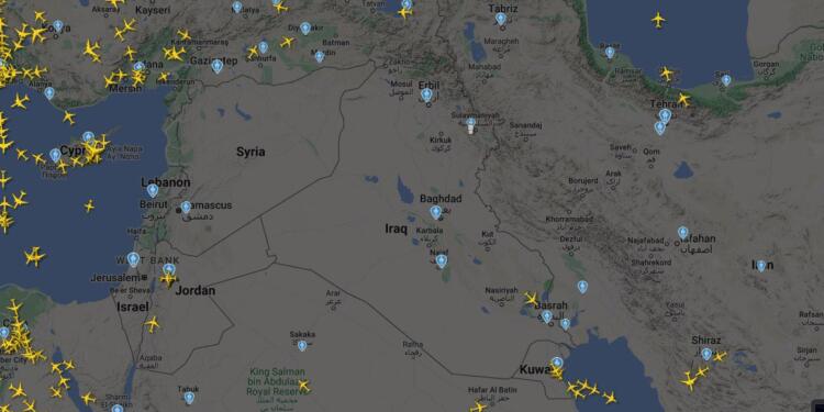 Irak hava sahası kapatıldı