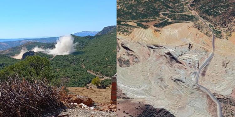 Piran’da madencilik faaliyeti doğayı katlediyor