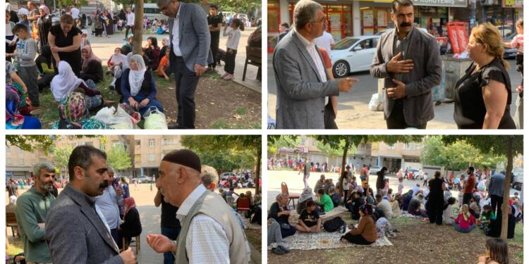 Amed’de deprem sonrası eşbaşkanlar sahaya indi